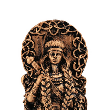 Cargar imagen en el visor de la galería, 2X Freyja Statue Freya Norse Gods Carving Altar Heathen Asatru Viking God Goddes Sculpture Scandinavian Pantheons-A-AT64