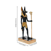 Cargar imagen en el visor de la galería, Mystical Anubis Statue Egyptian God Sculpture Premium Resin Figurine Ancient Mythology Home Office Decor Unique Collectible Idea