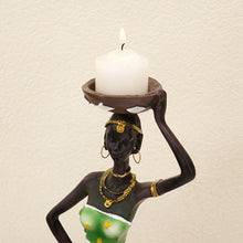 Cargar imagen en el visor de la galería, African style decorative ornaments for black people, creative home decor, character art, sculpture, resin crafts, ornaments