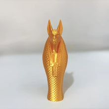 Cargar imagen en el visor de la galería, Egyptian God Anubis Statue, 3D Printed Ancient Egyptian Mysterious Guardian God Sculpture, Dog Decorative Statue, Whimsical Design, Office, Living Room, Bedroom Decoration, Dining Room, Modern Home Decor, Pet Lover Commemorat
