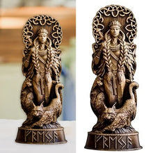 Cargar imagen en el visor de la galería, Freyja Statue Norse Gods Carving Altar Heathen Asatru Viking God Goddes Sculpture Scandinavian Pantheon Resin Ornaments