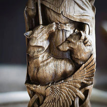 Cargar imagen en el visor de la galería, Freyja Statue Norse Gods Carving Altar Heathen Asatru Viking God Goddes Sculpture Scandinavian Pantheon Resin Ornaments