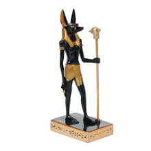 Cargar imagen en el visor de la galería, Mystical Anubis Statue Egyptian God Sculpture Premium Resin Figurine Ancient Mythology Home Office Decor Unique Collectible Idea
