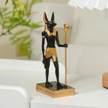 Cargar imagen en el visor de la galería, Mystical Anubis Statue Egyptian God Sculpture Premium Resin Figurine Ancient Mythology Home Office Decor Unique Collectible Idea