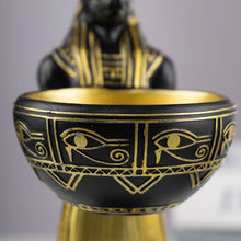 Cargar imagen en el visor de la galería, 25cm Anubis God Statue Ancient Egypt Art Sculpture with Bowl for Keys/Jewelry Gift for Mythology Lovers &amp; History Buffs