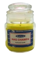 Satya Nag Champa Candle 3 oz WW JAR (Small)