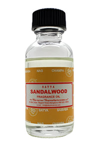 Satya Fragrance Oils - Sandalwood - 30 mL Bottle (BNG) - Single