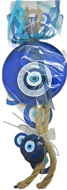 Evil Eye - Evil eye with Divination circle and Yarn harness Amulet/Charm 10