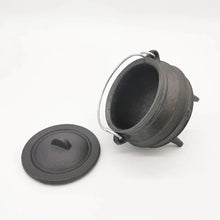 Cargar imagen en el visor de la galería, Small Cast Iron Cauldron, Potjie Pot, South Africa Cookware  350ml