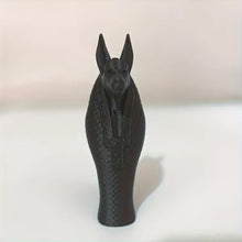 Cargar imagen en el visor de la galería, Egyptian God Anubis Statue, 3D Printed Ancient Egyptian Mysterious Guardian God Sculpture, Dog Decorative Statue, Whimsical Design, Office, Living Room, Bedroom Decoration, Dining Room, Modern Home Decor, Pet Lover Commemorat