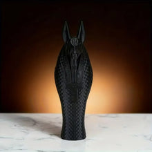 Cargar imagen en el visor de la galería, Egyptian God Anubis Statue, 3D Printed Ancient Egyptian Mysterious Guardian God Sculpture, Dog Decorative Statue, Whimsical Design, Office, Living Room, Bedroom Decoration, Dining Room, Modern Home Decor, Pet Lover Commemorat