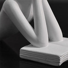 Cargar imagen en el visor de la galería, AA81-Nordic Reading Statue Resin Figurines Desktop Decor Sculpture Modern Art Ornament Home Office Decor Craft
