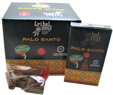 Load image into Gallery viewer, [Backflow] Tribal Soul - WHITE SAGE + PALO SANTO - Jumbo Backflow Dhoop Cones (Box of 12 Packs x 10 cones each)