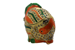 Big colorful fish 3" Trinket box TRNK-3514