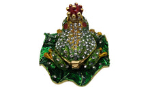 Load image into Gallery viewer, Frog prince w/ jewels 2.5&quot; trinket. TRNK-4383