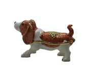 Load image into Gallery viewer, Dog Basset hound Trinket Box 2&quot; TRNK-5041