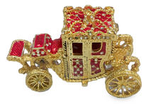 Load image into Gallery viewer, Carriage- Bejeweled Trinket Box - TRNK-Carriage