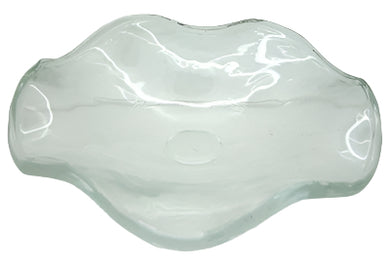 Wavy Glass Dish Spare Part of Electric Aroma Lamp - (Large)