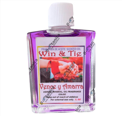 Fragancia De Aceite Vence Y Amarra (1oz) / Scented Oil Win & Tie (1oz)