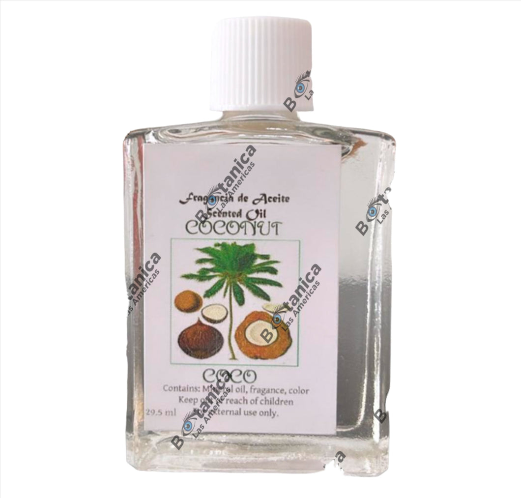 Fragancia De Aceite Coco (1oz) / Scented Oil Coconut (1oz)