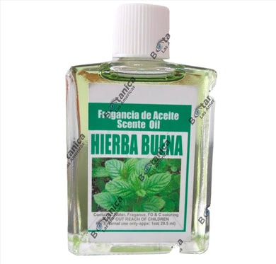 Fragancia De Aceite Hierba Buena (1oz) / Scented Oil Hierba Buena (1oz)